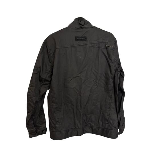 Oakley Field Jacket Mens Large Charcoal Gray Military Tactical Multi Pocket - Picture 2 of 5